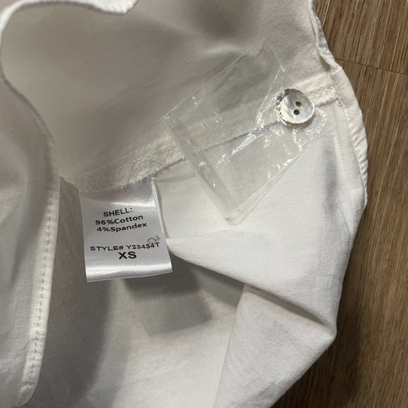 Tuckernuck White Ruffle Neck Blouse - Picture 7 of 10